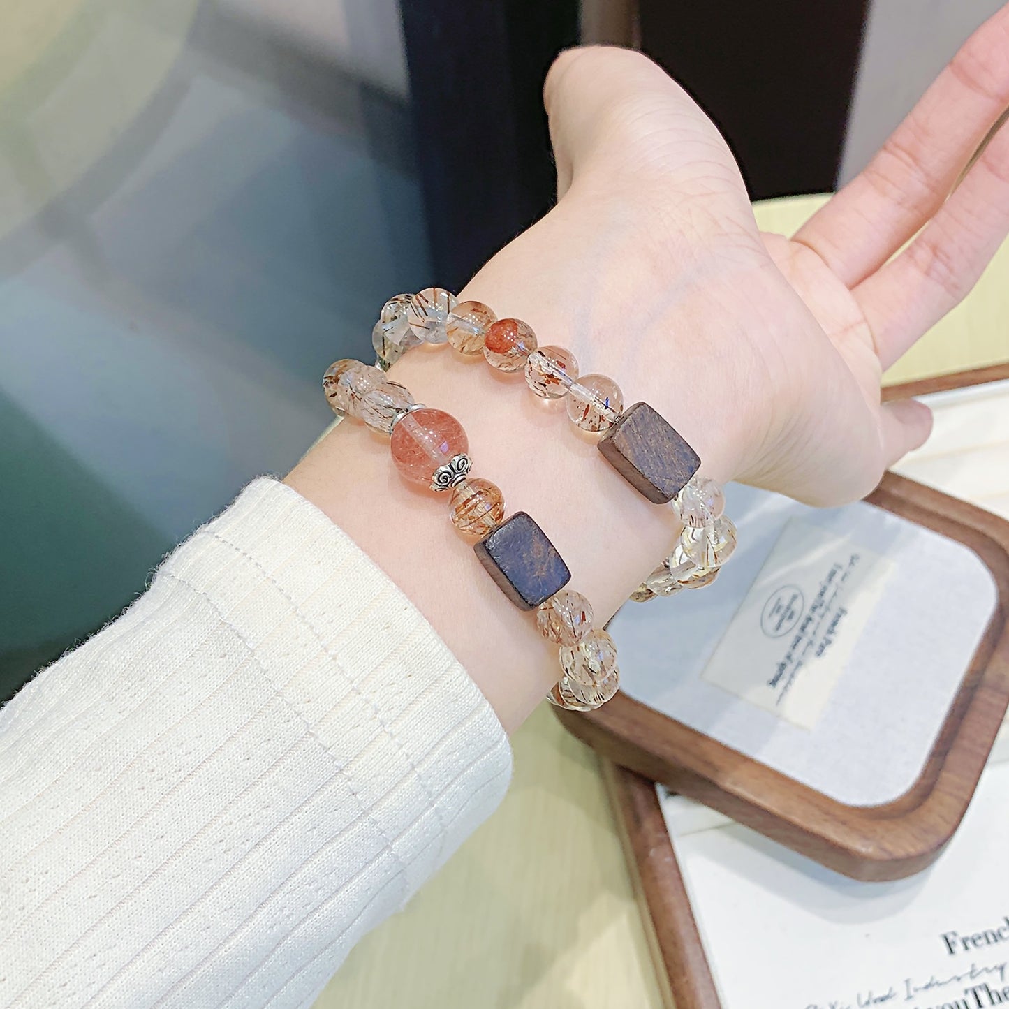 Black Gold Super Seven Crystal Bracelet